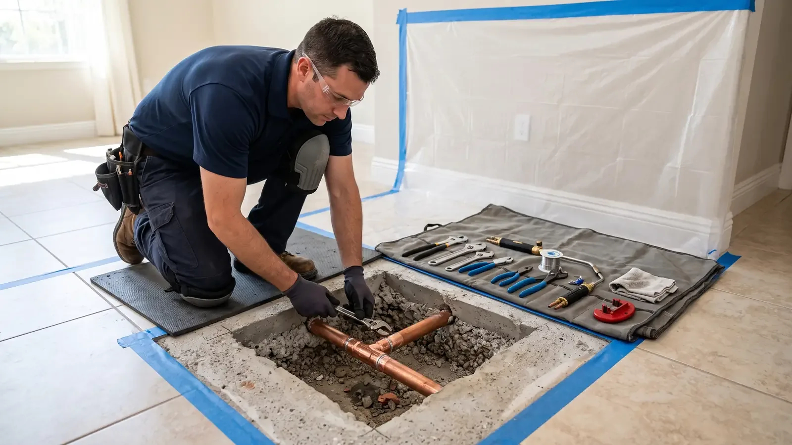 Emergency Plumber at work in Pico Rivera